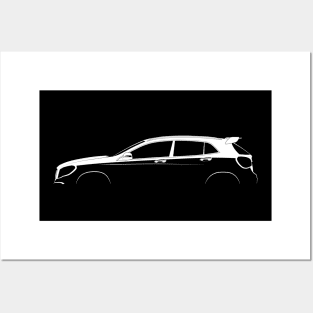 Mercedes-Benz GLA-Class AMG (X156) Silhouette Posters and Art